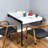 Multi-Functional Murphy Wall Table with Bookshelf – Space-Saving Foldable Table for Small Spaces, Tiny Homes & Caravans-88780596