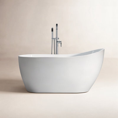 Aether 59" Single Slipper Soaking Bathtub