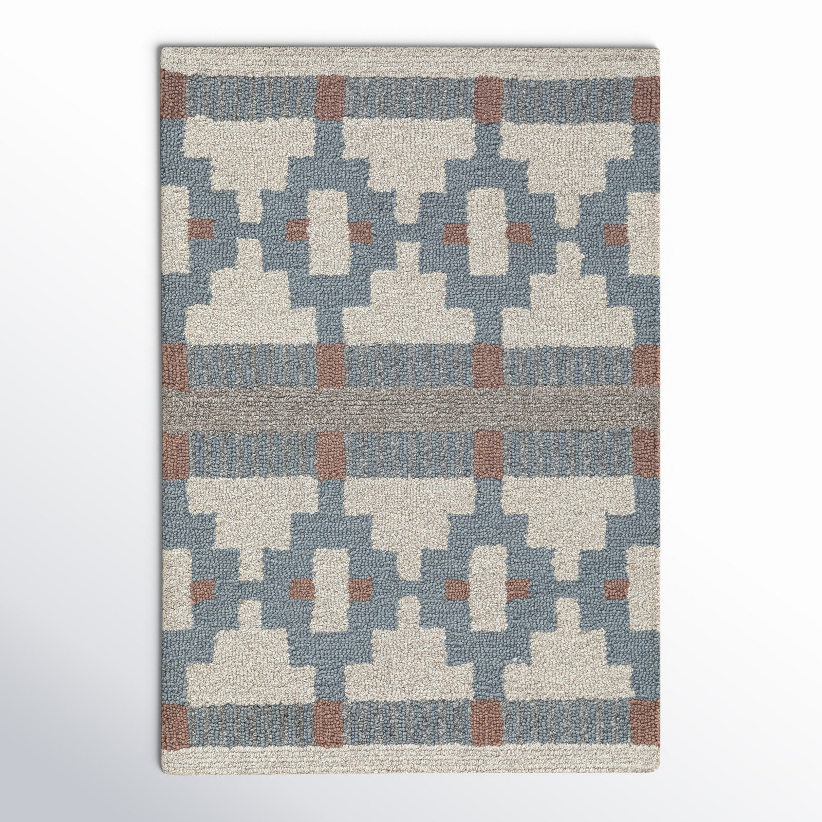 Elsey Hand Tufted Wool Rug, Rectangle 2' x 3'