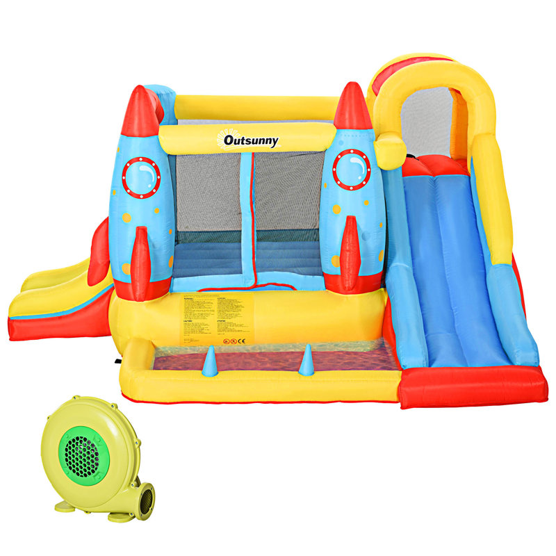 Outsunny Kids Inflatable Water Slide