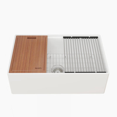 Ruvati 30 pouces Fireclay Workstation