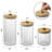 Kitchen Cookie Jar Glass Canister Set