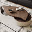 Light luxury solid wood special shape coffee table