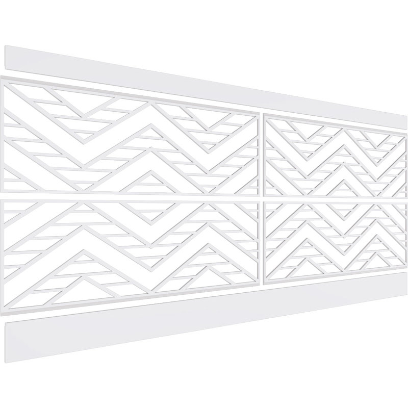 Ensemble de lambris en PVC Gilcrest, H 40 po x l 94,5 po x P 0,625 po