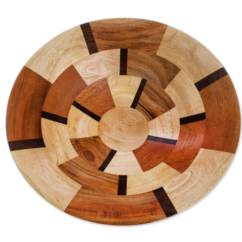 Bol de service en bois Grado Wheels