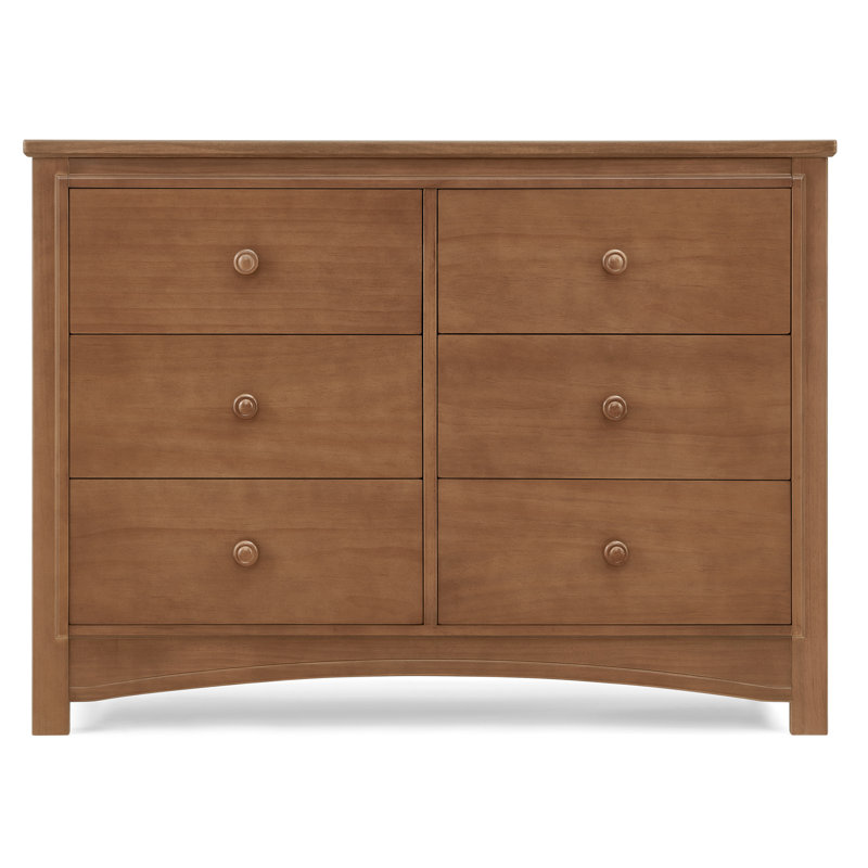 Commode 6 tiroirs Perry - Certifié Greenguard Gold, Châtaigne