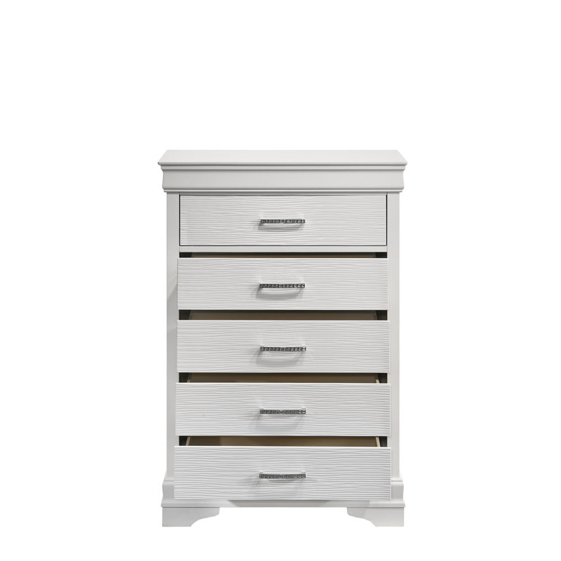 Gorgeous Modern Style Chest of Drawers, White