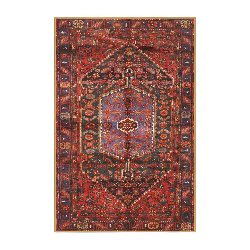 Oriental Indoor Rug, Rectangle 7' x 9'