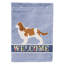 Polyester 2 côtés 40 x 28 po welcome drapeau maison-73943259