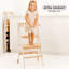 Échelle d'apprentissage en bois Montessori, échelle compacte, tabouret pour enfants, échelle pliante pour enfants