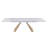 Geneviene 35 " Extendable Rectangular Granite Top Dining Table