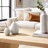 Osiris Decorative Objects Polyresin Pear-Shaped Design With Stem Home Office Bedroom Living Room Set Of 2 - 7", 6" White