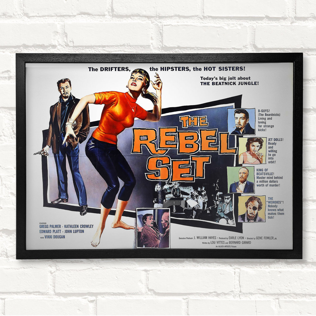 Rebel Set Poster 2 - Closed Corner Frame Kunstdrucke auf Holz