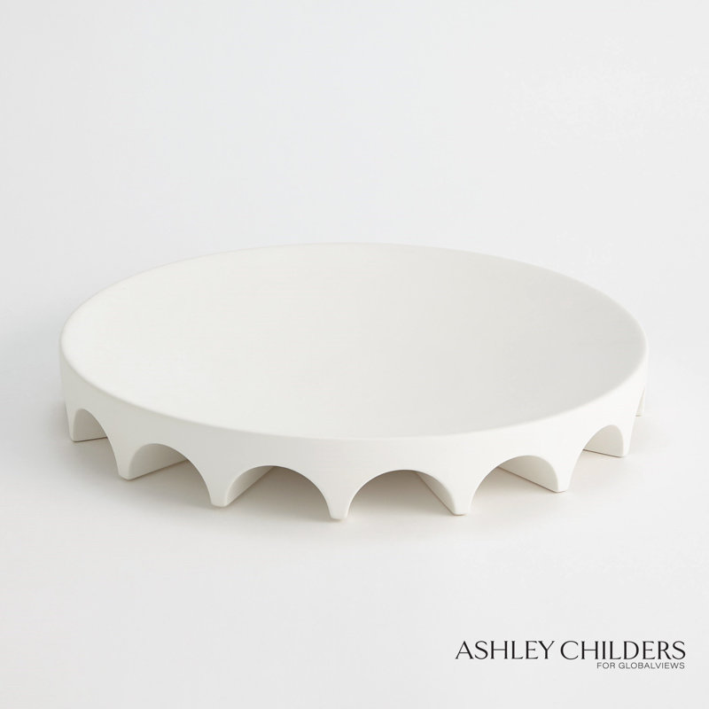 Arches Tabletop Pedestal, 2.50" H x 18.25" W x 18.25" D