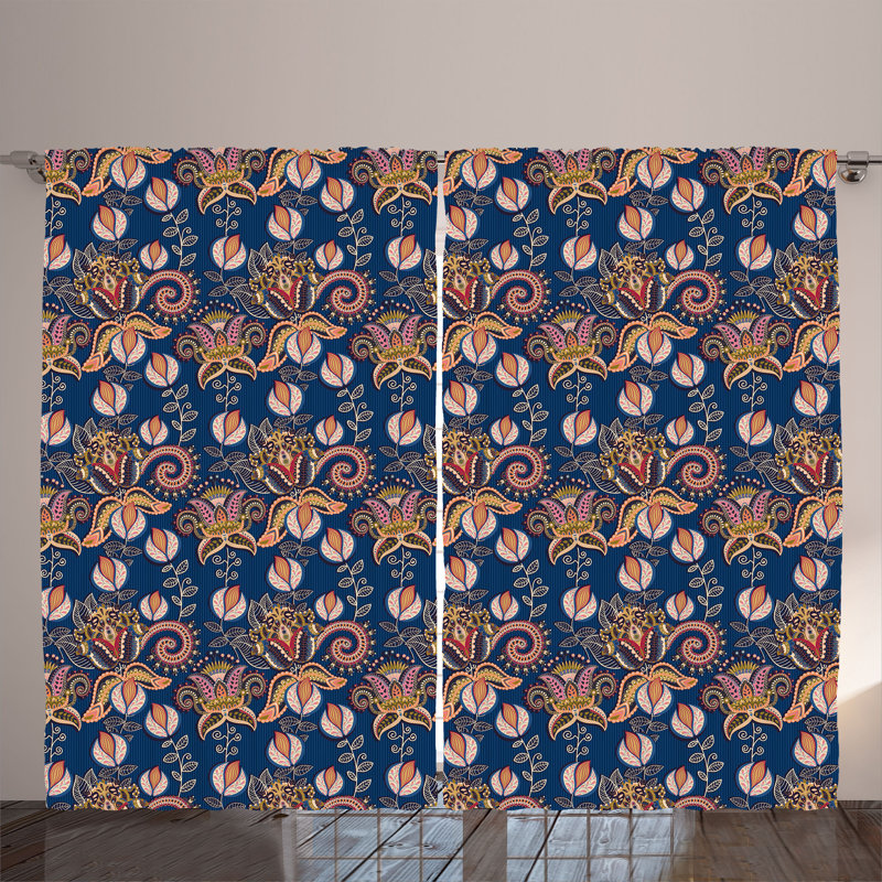 Semi Sheer Curtain Pair