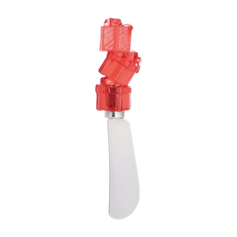 Gift Boxes Transparent Polyresin Cheese Spreader, S4