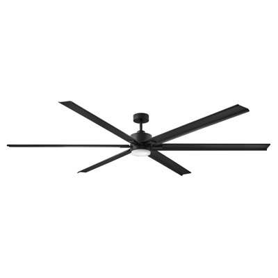 Collette 6 - Ventilateur de plafond standard à  lumières LED avec télécommande murale et ensemble d'éclairage inclus