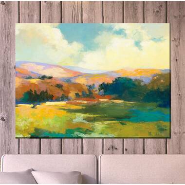 Abstract Oil Acrylic Painting Outdoor Landscape Oil Painting