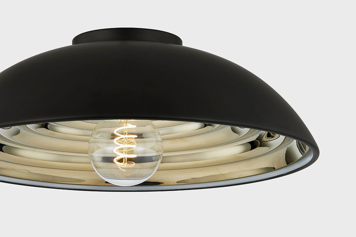 Richwood Single Light Flush Mount, 6" H x 16.25" W x 16.25" D