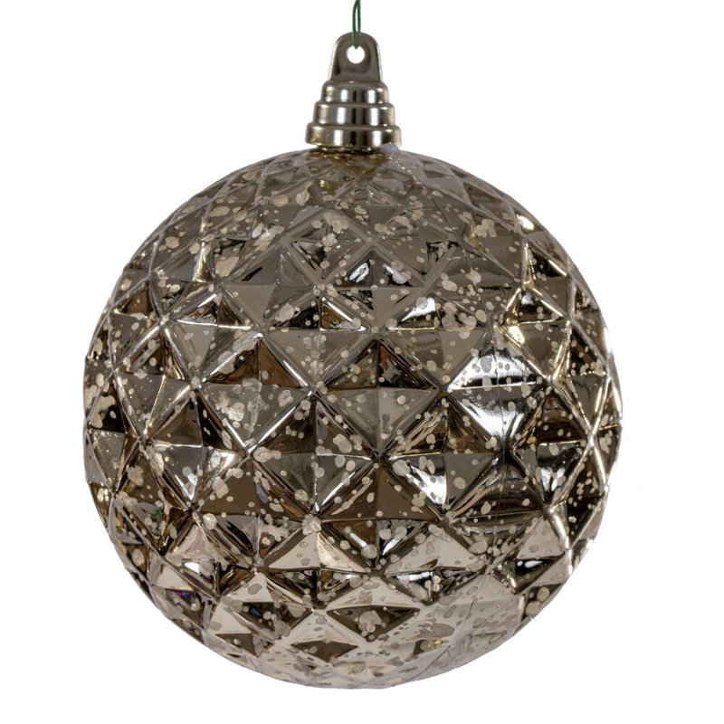 Ornement de Noël 6 po incassable, Champagne
