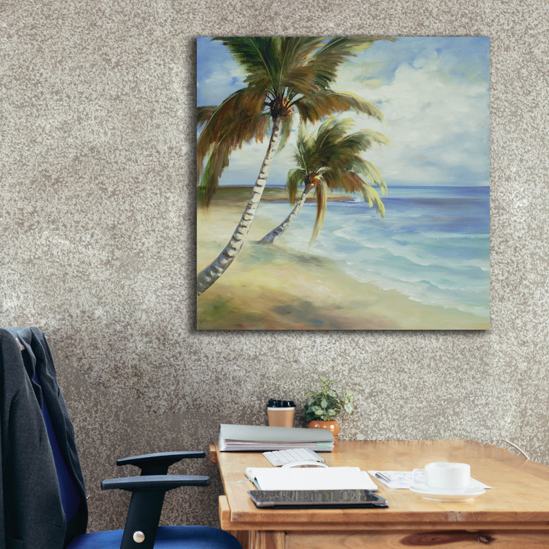 "Epic Graffiti" Tropical 5 "par DAG, Inc, art mural sur toile, 37 po x 37 po