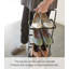 Yamazaki Home Steel Upright 5 Pair Shoe Rack with Handle-537394131