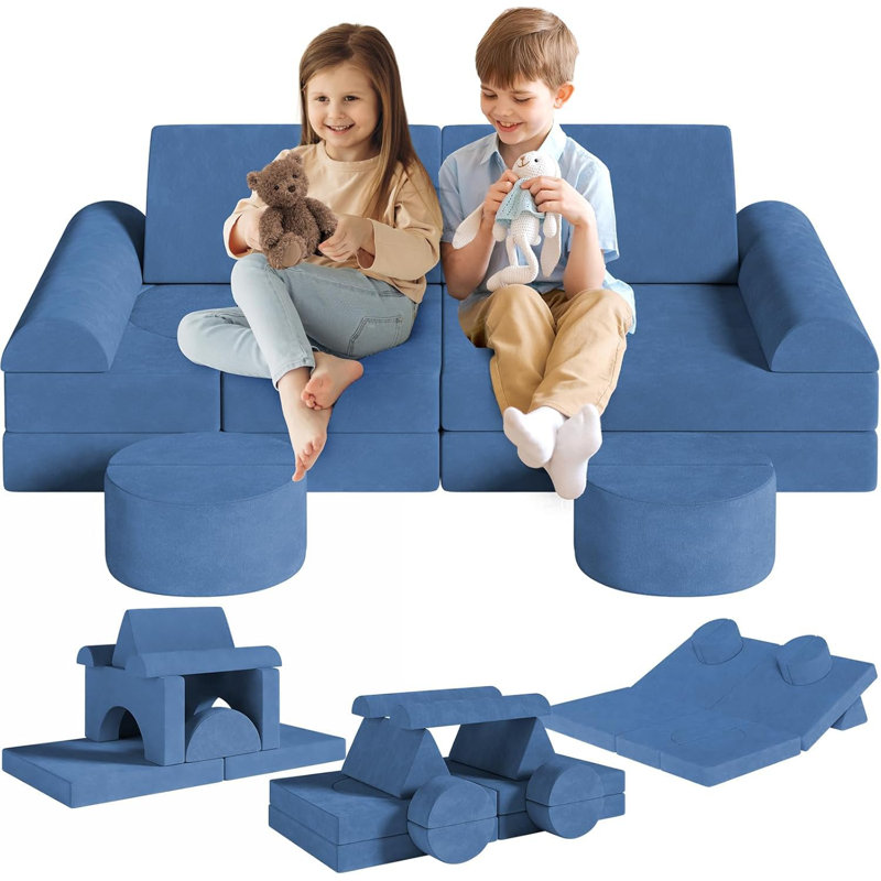 2 Seater Sofa, Blue