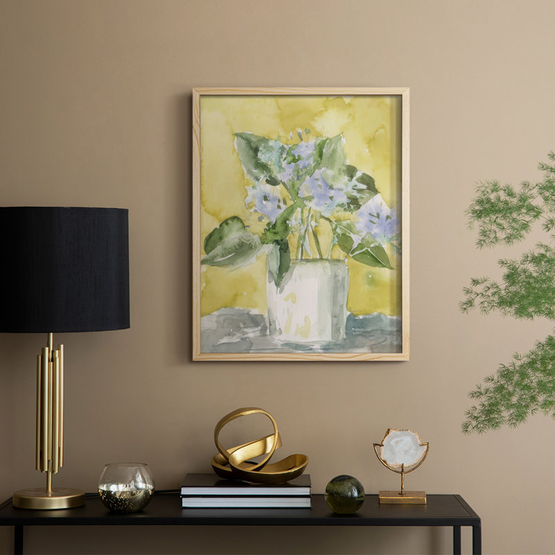 Lilac Dreams I Framed Print - Solid Wood, Natural, 11" H x 9" W