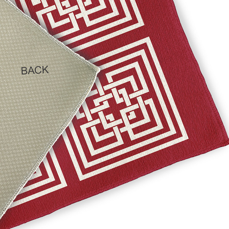 Chenille Indoor / Outdoor Rug, Rectangle 4' x 6'