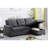 Stylish Sofa Reversible Sleeper Sectional Sofa With Storage Chaise, Accent Sofa