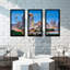 San Antonio, Texas, États-Unis, ensemble de 3 reproductions de photos sur acrylique-20445407