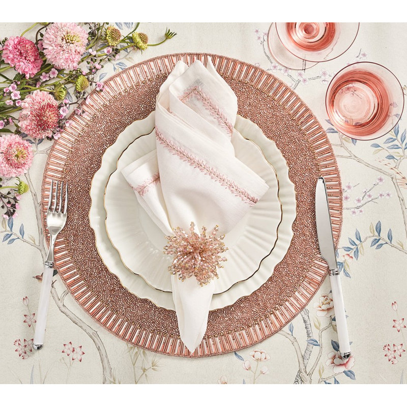 Brilliant Napkin Ring, Blush