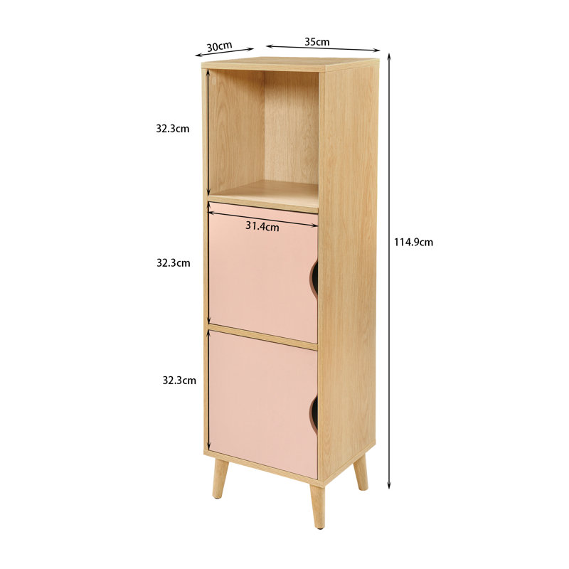 Lucero 115cm H x 35cm W Etagere Bookcase