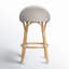 Tabouret de comptoir à dossier bas Ellie-1443711654