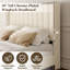 Structure de lit plateforme en velours avec tête de lit 58 po-585471661-585471639