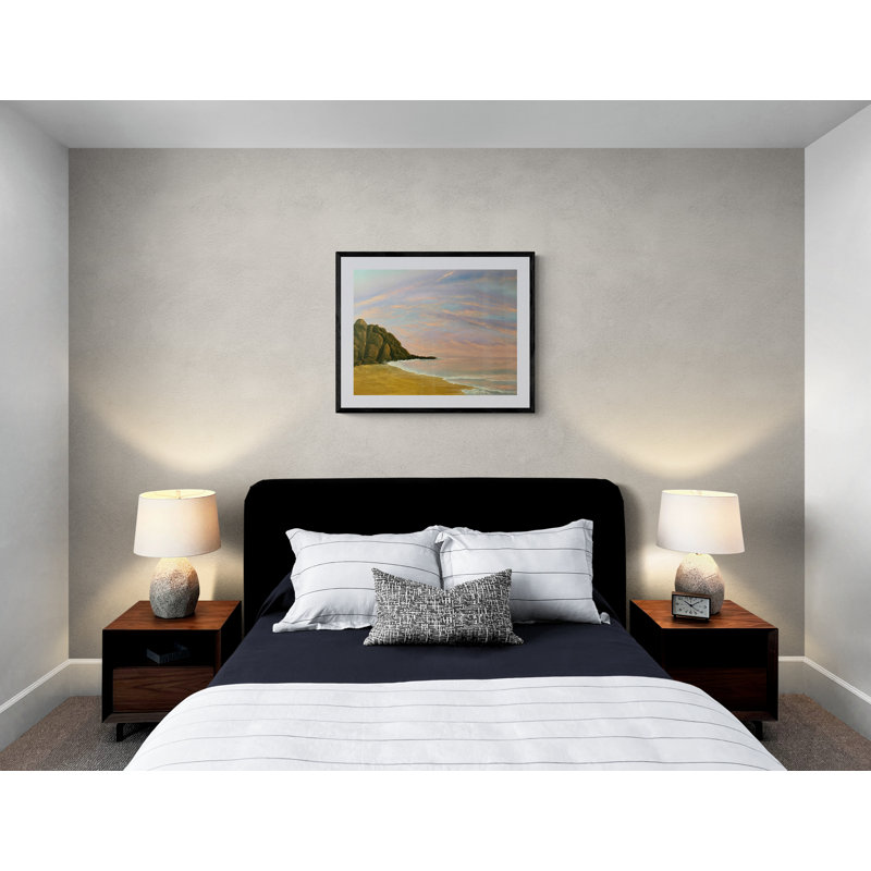 Peaceful Print by Alicia Lopez, Black Framed Paper, 24" H x 30" W