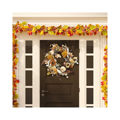 Faux Oak 28'' Wreath