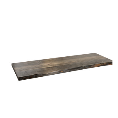 48 In. x 16 In. X 1.25 In. Live Edge Solid Console Table Wood Top
