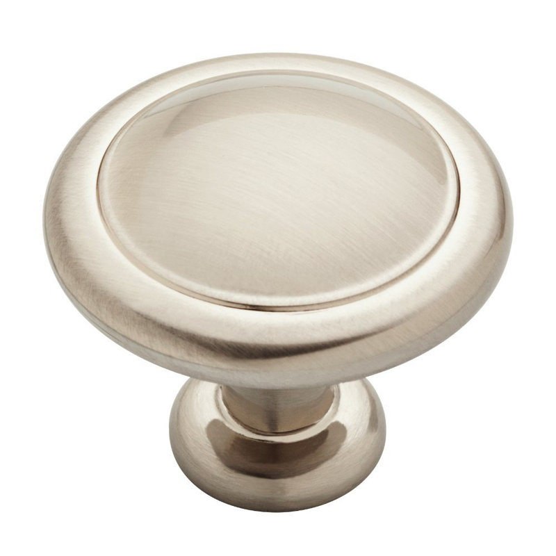 1 1/4" Diameter Round Knob Multipack, Satin Nickel