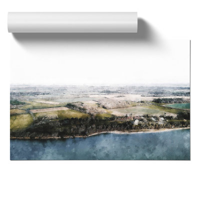 Lepe Beach in Southampton Painting - Frameless Print