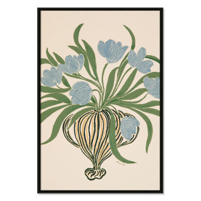 Colette "La Poire Blue Tulips" Print