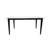 Arlynes Rectangular Stone Top with Iron Base Dining Table