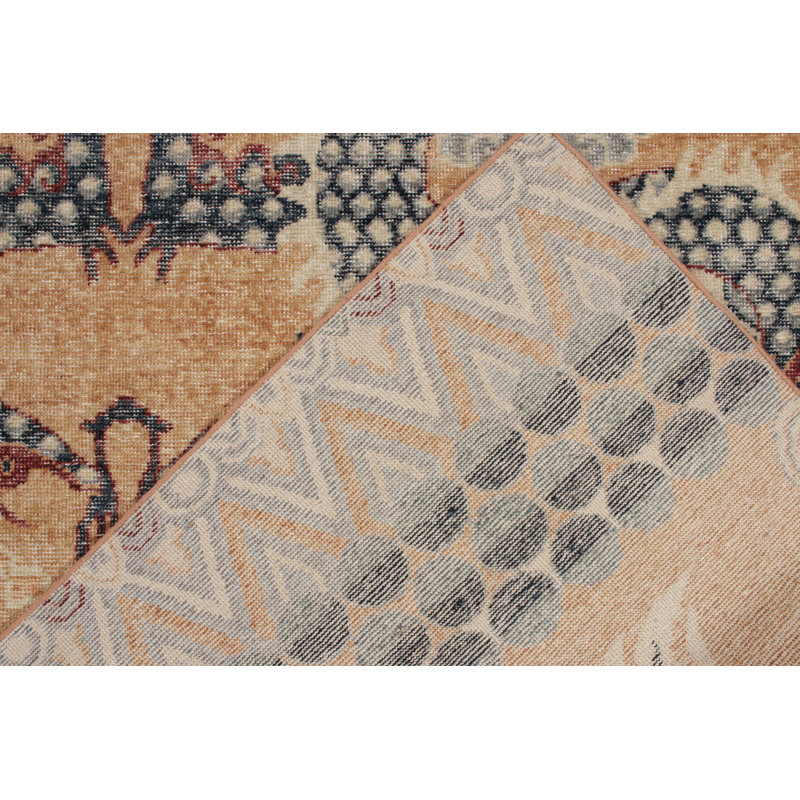 Distressed Homage Hand Knotted Wool Animal Print Area Rug, Rectangle 12' x 18'