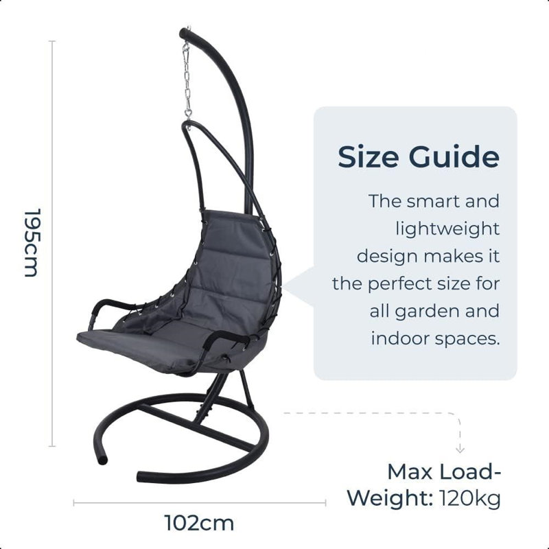 Hinze Hanging Chair with Stand
