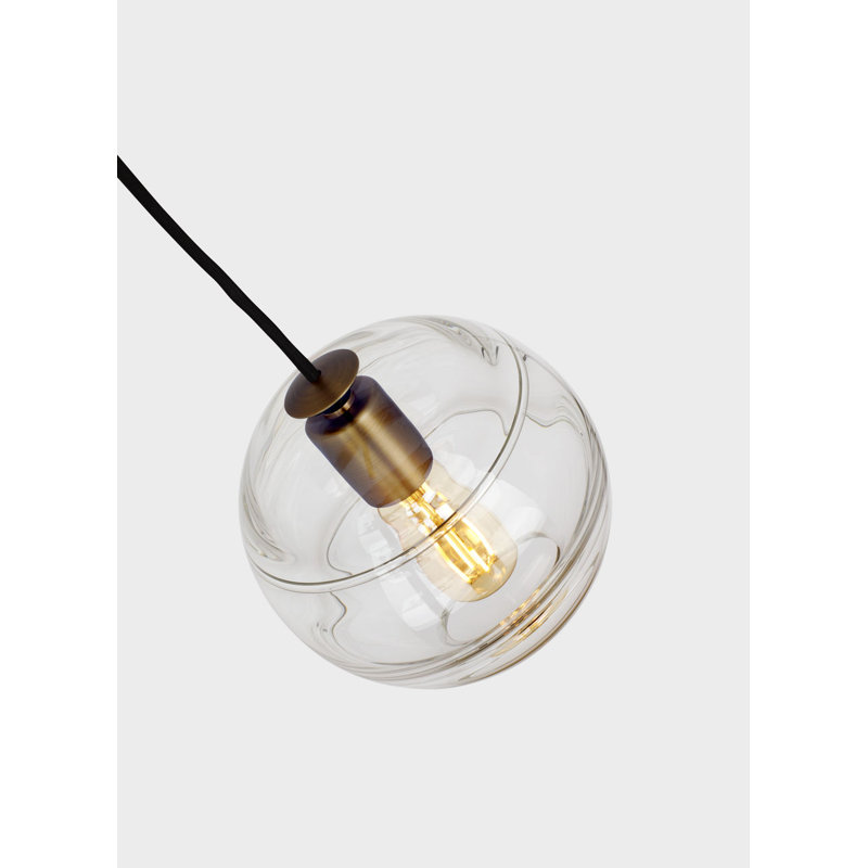 Sedona 1 - Light Pendant, Clear, Aged Brass, Yes
