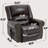 Power Lift Recliner Chair Heat Massage Dual Motor Infinite Position Up to 350 LBS, Heavy Duty Motion Mechanism with USB Ports-395712920