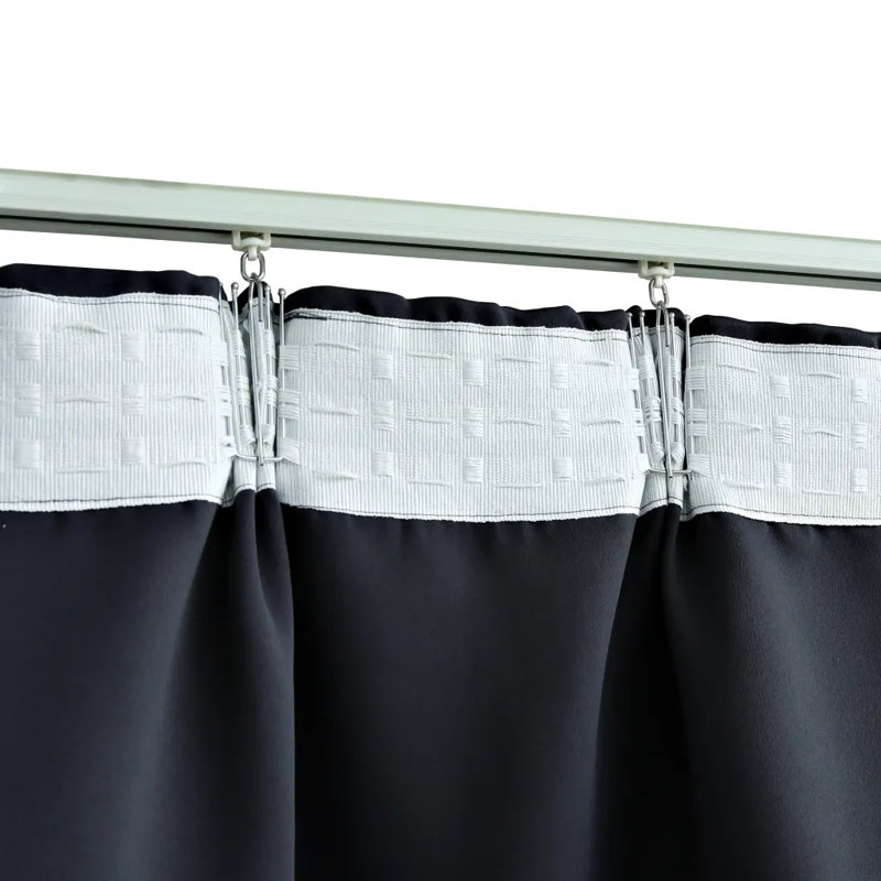 Zasche Blackout Curtain Pair, 140 W x 225 D cm
