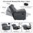 Modern 41.5" Wide Leatherette Manual Glider Recliner Chair with Comfortable Foam & Pocket Coil Seating-1194899191