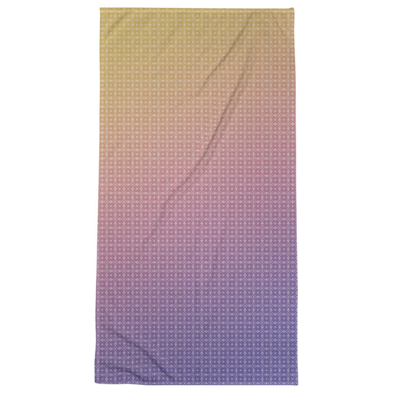 Katelyn Elizabeth Beach Towel, Orange/Pink