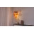 3-Light Dimmable Flush Mounted Wall Sconce with Amber Glass (Bulbs Included)-249744017